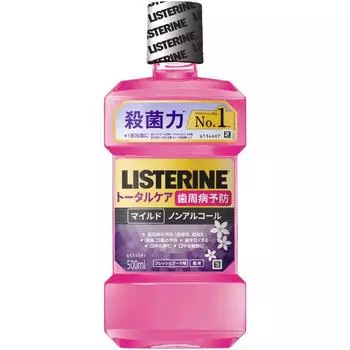 JNTL Consumer Health Listerine Лекарственный комплексный уход за полостью рта, мягкий, 500 мл (Квази-лекарство) Ополаскиватель для полости рта для профилактики заболеваний пародонта. Инструкция по применению: -
