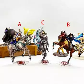 Jo Bizarre Adventure 7 SBR Zeppeli Johnny Joestar Забавная игрушечная фигурка на акриловой подставке в честь Дня святого Валентина HM