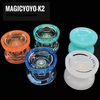 Йо-йо 1 шт. пластиковый кристалл профессиональный фристайл легкая атлетика соревнования йо-йо дети забавные подарки белый