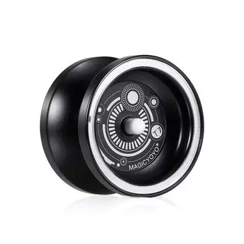 Йо-йо MagicYoyo T7 Responsie для детей, Йо-йо для начинающих с узким подшипником, стальная ось, алюминиевый сплав чёрный