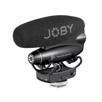 JOBY PRO WAVO PRO YouTuber Vlogger Микрофон-пушка Шумоподавление Режим безопасного трекинга Мониторинг уровня звука и регулировка звука с помощью специального приложения