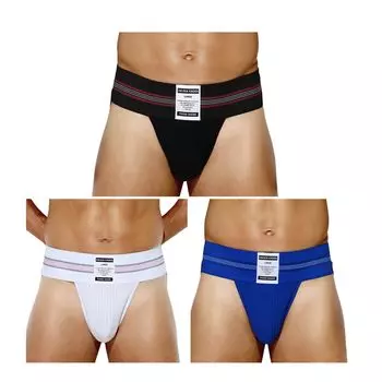Нижнее белье с лямками Jock Strap, нижнее белье с низкой посадкой, сексуальные трусы, поддерживающие трещины на ягодицах, 3D-шитье, мускулистые, дышащие, AK7004, размер M [Arjen Kroos] Мужская футболка с принтом