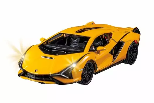 Joesen Cast World Light Sound Series Lamborghini Sian Diecast & JDC6043-YL