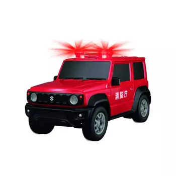 Joesen Light Drive 1/22 Scale Radio Controlled Suzuki Jimny Fire Command Vehicle JRVC127-RD Red