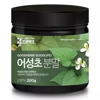 Joeun Herbal Medicine Premium Houttuynia cordata порошок, 200 г, 1 шт., корейская здоровая пища