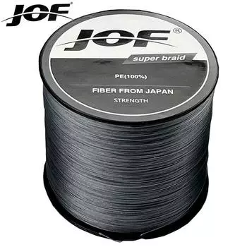 JOF X12 супер сильная 500 м 12-прядная плетеная леска мультифиламентная полиэтиленовая леска снасти для морской рыбалки 1.0 зелёный