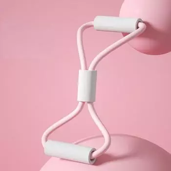 Йога 8-образная пилатес ленты сопротивления силиконовый эластичный ремень натяжения тренировки силовые ленты для упражнений спортивный фитнес оборудование для спортзала фиолетовый