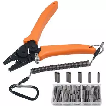 JOGFFDE плоскогубцы для рыбалки ручной пресс инструмент для обжима проволочных муфт рыболовные инструменты коррозионно-стойкие легкие многофункциональные кусачки для обжима проволочных тросов