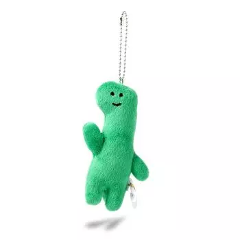 [JOGUMAN] Jogman stuffed toy mascot ball chain (Brachio (green))