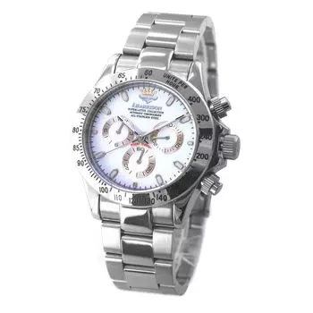 [John Harrison] Автоматические часы John Harrison JH-004WH мужские серебристые