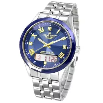 Часы John Harrison Silver [John Harrison] JH-1975A-MNV Мужские тёмно-синий