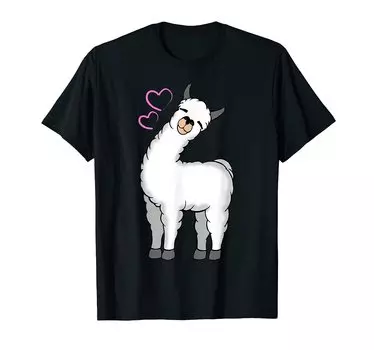 John Romeo Llama Alpaca Design Men Women Children T-Shirt