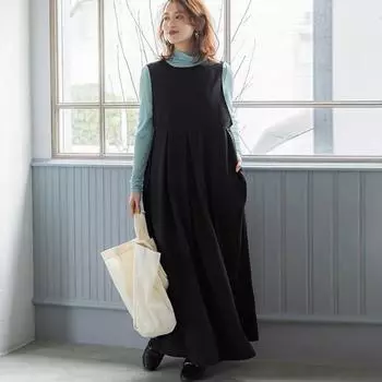 Johnature Летние японские платья-жилетки спереди и сзади, женские винтажные длинные платья А-силуэта One Size чёрный