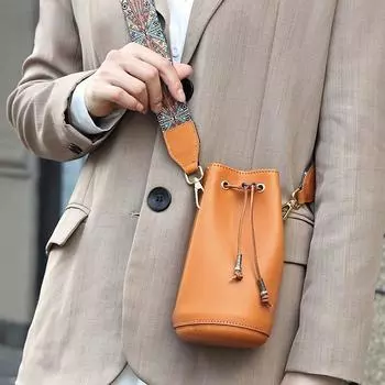 Johnature модные сумки через плечо для женщин, универсальная однотонная мини-сумка из натуральной кожи из натуральной яловой кожи