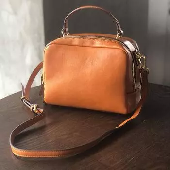 Johnature натуральная кожа повседневная женская сумка универсальная простая сумка однотонная натуральная мягкая яловая кожа сумки на плечо чёрный