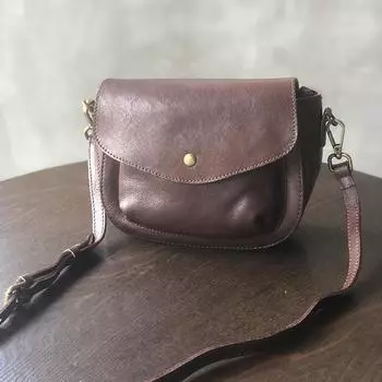 Johnature простые однотонные сумки через плечо из натуральной кожи для женщин, универсальная сумка через плечо из натуральной мягкой яловой кожи чёрный