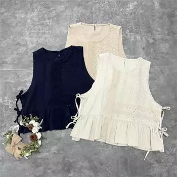 Johnature, японские кружевные жилеты с ремешками, натуральная универсальная куртка-лошадь Mori, многослойные свободные женские жилеты One Size хаки