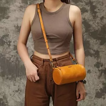 Johnature универсальная простая женская сумка из натуральной кожи в стиле ретро, натуральная мягкая натуральная яловая кожа, небольшие сумки на плечо и через плечо