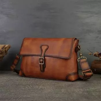 Johnature Универсальная сумка через плечо из натуральной кожи в стиле ретро, высококачественные однотонные женские сумки через плечо из коровьей кожи кофейный