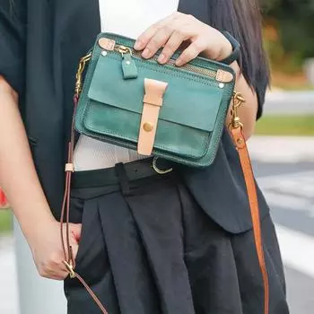 Johnature винтажная маленькая женская сумка-мессенджер из натуральной натуральной яловой кожи, однотонная, большая вместительность, универсальные сумки на плечо и через плечо