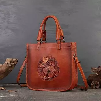 Johnature женская сумка в стиле ретро из натуральной кожи, большая вместительная повседневная сумка-тоут, универсальные однотонные сумки на плечо