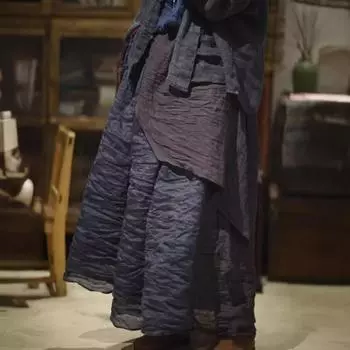 Johnature Женские винтажные лоскутные цветные юбки с эластичной резинкой на талии, летние высококачественные повседневные мягкие женские юбки трапециевидной формы One Size