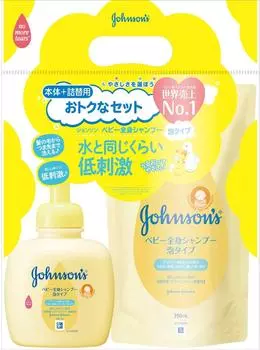 Johnson Baby Шампунь для всего тела пенный, сменный блок 400 мл 350 мл + +