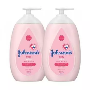 JohnSon S Baby Pink лосьон двойной план 500мл+500мл