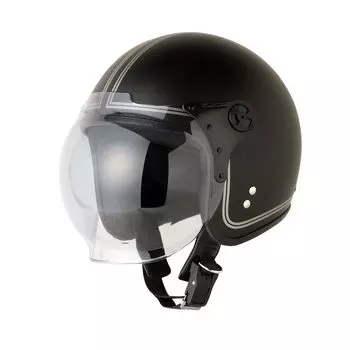 Johnson Street Helmet Jet Шлем Свободный Размер SG Стандартный PSC Стандартный Черный (Матовый дизайн)