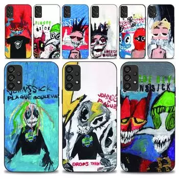 johnssick graffiti art Phone Case For Samsung Galaxy S22 S23 Ultra S21 S20 FE Plus Note 20 Soft Cover Samsungs305G