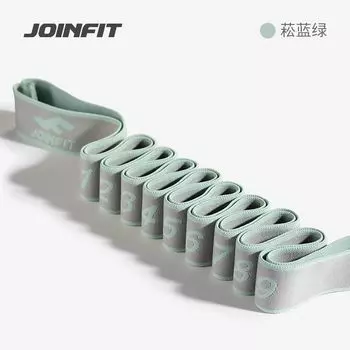 Joinfit Цифровая эластичная лента для йоги Женский фитнес Открытые плечи Открытая спина Растягивающая лента Лента сопротивления Тренировочный эластичный шнур Isatis Green Flexible Stretch -15 lb