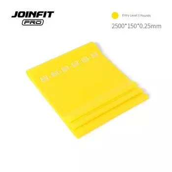 Joinfit Elastic Band Fitness Yoga Tension Strap Men and Women Open Shoulder Pull Back Strength Training Resistance Band Stretch Strap Entry 5 lb (2500*150*0.25mm)