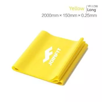Joinfit Elastic Band Yoga Tension Strap Fitness Female Chest Training Resistance Band Stretch Shoulder Strength Rehabilitation Training 2 meters 10 pounds yellow
