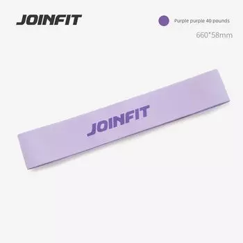 Joinfit Hip Exercise Band Elastic Band Fitness Female Squat Resistance Band Strength Training Hip Leg Yoga Elastic Force Circle Rose Purple [40 lbs] Advanced Body Shaping