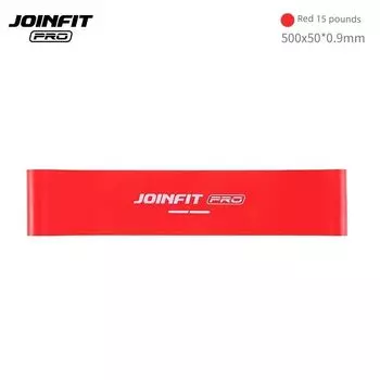 Joinfit Yoga Elastic Band Resistance Band Fitness Female Hip Handy Gadget Stretch Elastic Force Circle Squat Tension Band PRO version red 15 lbs thin thigh shaping use