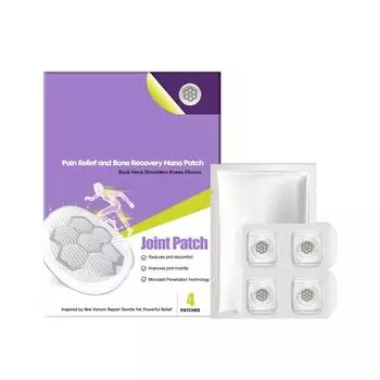 Joint Relief And Care Patches Are Gentle And Skin-friendly Daily Care Patches. They Are Portable And Easy To Use, Reducing Fatigue. One Size фиолетовый