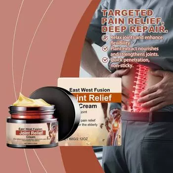 Joint Relief Cream Herbal Arthritis Relief Cream Joint Cream Reduces Joint Discomfort And Muscle Tension One Size белый