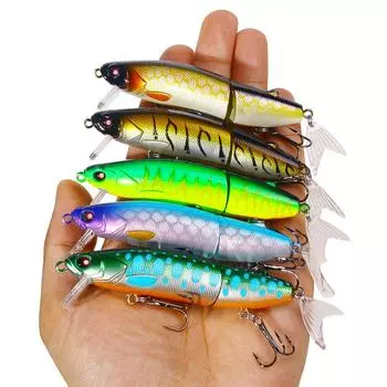 Joint Swimbait Тонущий воблер Minnow Рыболовная приманка 120 мм 16,3 г Искусственная твердая приманка Vatalion Isca Воблеры для щуки, окуня, форели