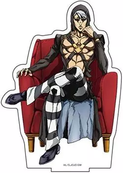 JoJo s Bizarre Adventure Golden Wind Оригинальная большая акриловая подставка Assassin Team (1) Ризотто Неро