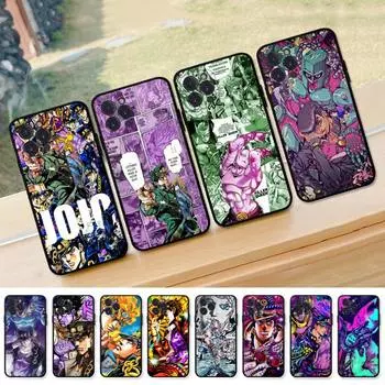 JoJo s Bizarre Adventure JoJo аниме чехол для телефона мягкий силиконовый чехол для iphone 14 13 12 11 Pro Mini XS MAX 8 7 6 Plus X XS XR чехол iphone 14