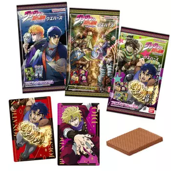 JoJo s Bizarre Adventure Phantom Blood/Battle Trend Wafers (20 штук) Конфеты-игрушки/вафли (выпечка сладостей) (Причудливые приключения Джоджо)