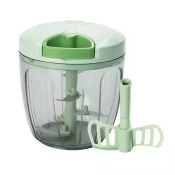JOKINECO Mincer Food Chopper Large Capacity 900ml 5 Blades Width x Height Washable lid Comes with whisking parts approx. 12.5 approx. 14.5cm