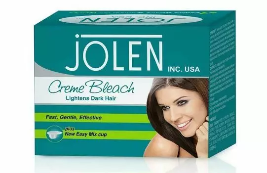 Jolen Creme Bleach, Mild Plus Aloe Vera, 1 унция БЕСПЛАТНАЯ ДОСТАВКА ПО ВСЕМУ МИРУ