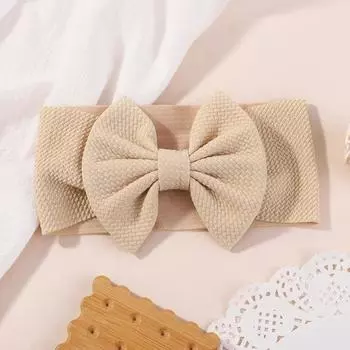 JOLLYPASS 1Pc Soft Solid Baby Headbands Stretchy Soft Knot Baby Girl Head Wrap for Newborn Infant Toddlers Kids Hair Accessorie