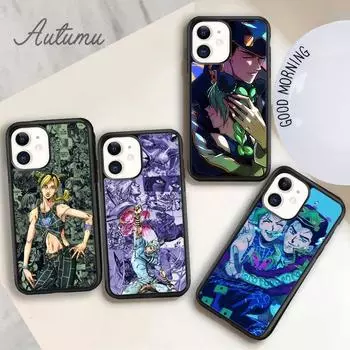Чехол для телефона Jolyne Kujo Johnny Joestar Jojo для iPhone 11 12 13 14 Pro Max mini X XR XS SE 2020 6S 7 8 Plus Samsung S21 S22 iPhone 6plus
