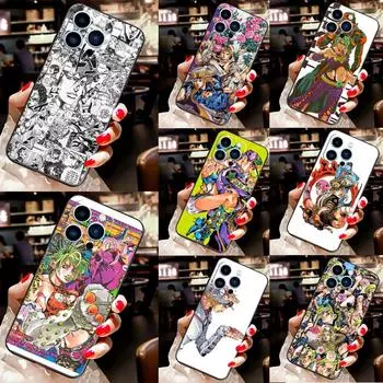 Чехол для телефона Jolyne Kujo Johnny Joestar Jojo для iPhone 12 13 Mini 11 14 Pro Max X XS XR Max 7 8 Plus SE, мягкий чехол Fundas iPhone 7 Plus