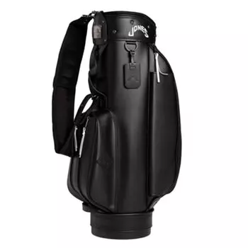 Jones Golf Caddy Bag RIDER Golf Bag Stand Bag Rider inch Lightweight Genuine Product 8.5 (All Black)
