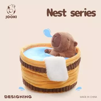 Мягкая игрушка для ванны «Капибара» — ультрамягкая мягкая игрушка, подушка для сна и подарок на день рождения для детей 16cm