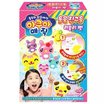 Jooyoung E&C Aqua Magic Animal Friends, милые игрушки для домашних животных, 4 цвета, популярные корейские игрушки