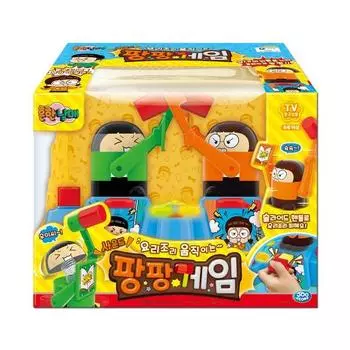 Jooyoung E&C Common Siblings Sound Pangpang Game, популярные корейские игрушки смешанных цветов